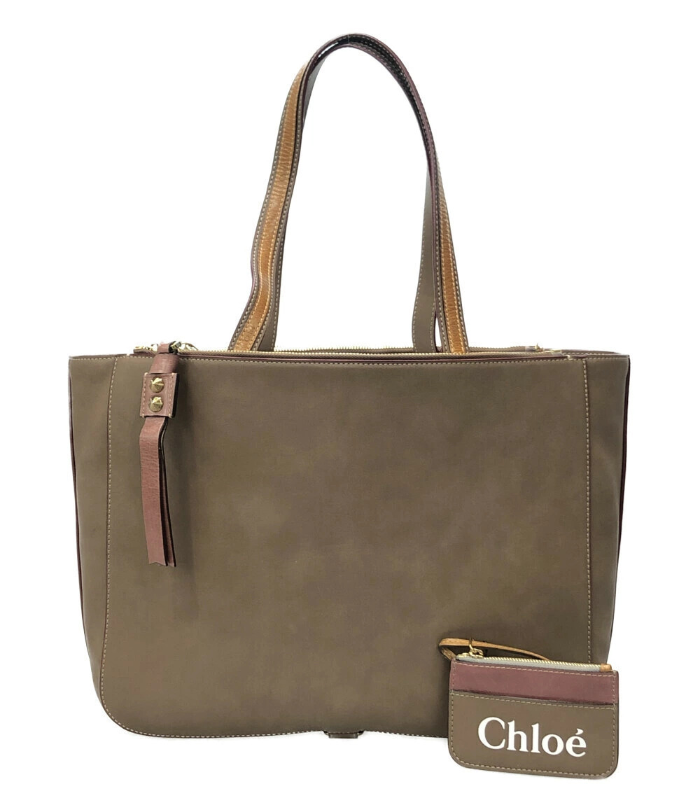 Chloe Tote Bag Card Case Black